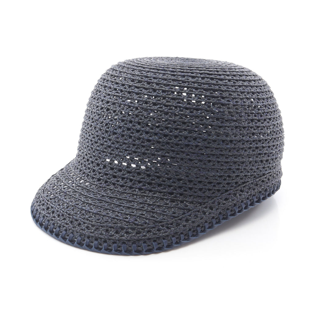 ER LOGO CAP / NAVY S/M EMMA エマ Cap Mackerel Navy Blue - emmamalena