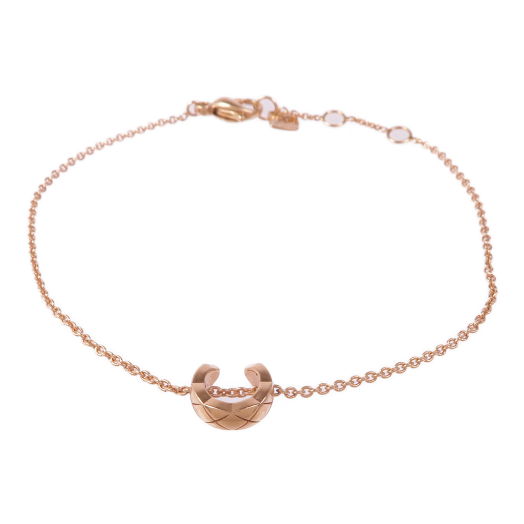 COCO(⁎ᴗ͈ˬᴗ͈⁎) CHANEL CC Coco Crush Bracelet J12303 18K Pink Gold – BRAND OFF