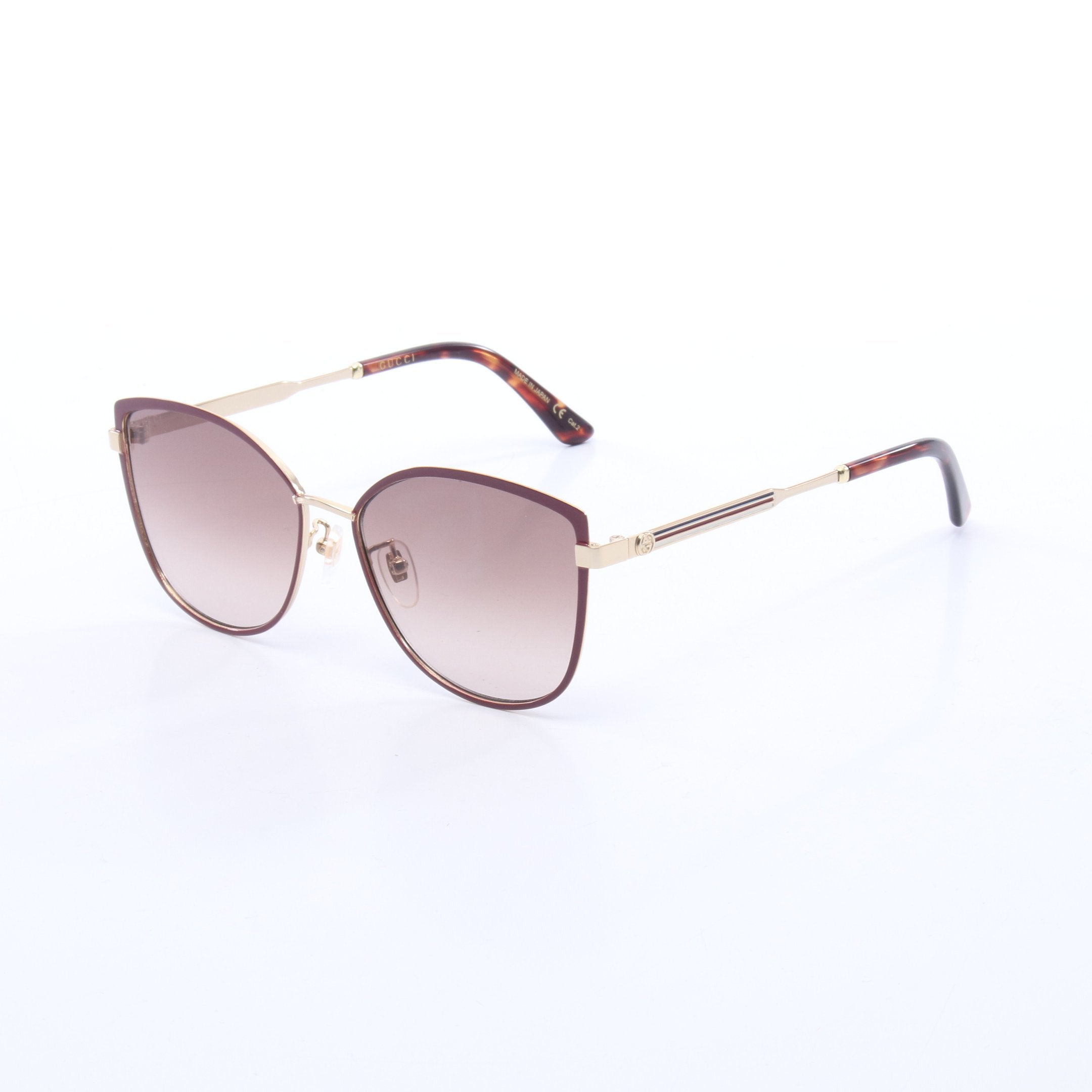Interlocking G Gradient lens Tortoiseshell pattern Sunglasses GP