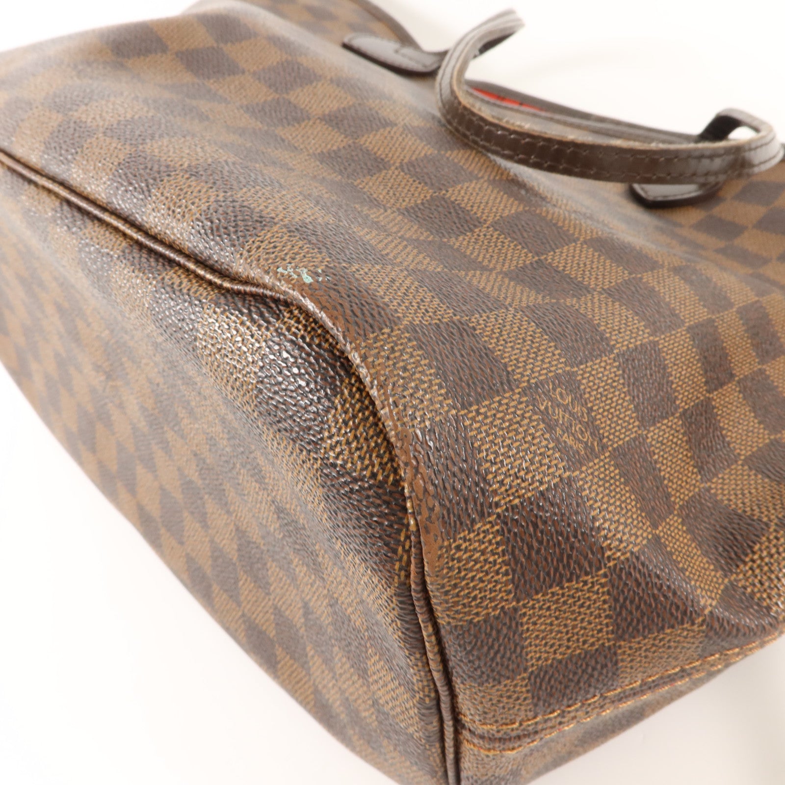 LOUIS VUITTON LV GHW Neverfull MM Shoulder Bag N51105 Damier Brown