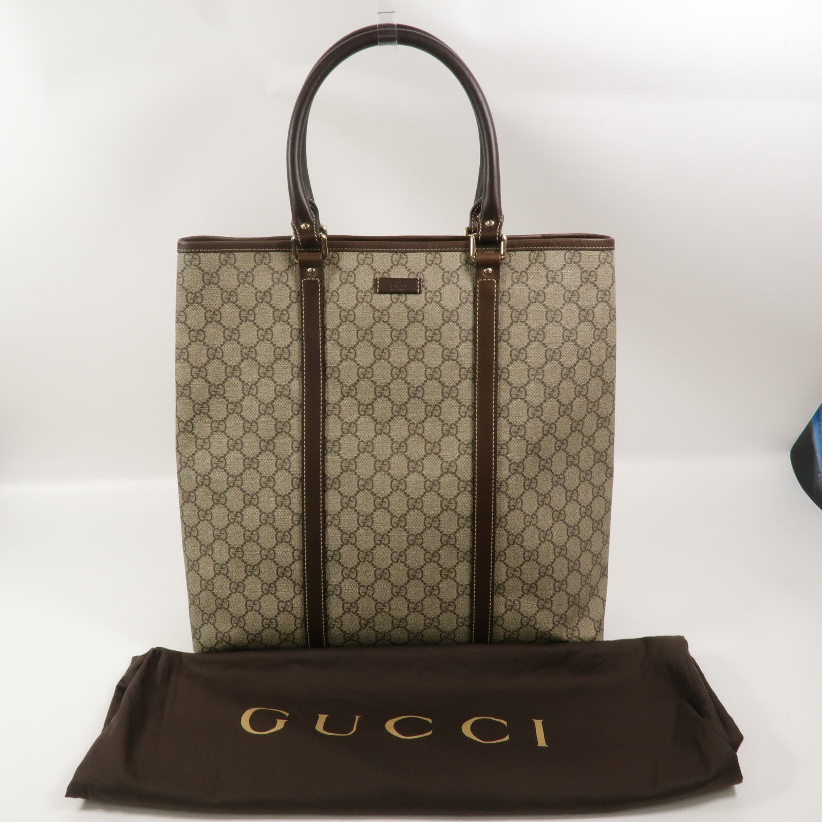 ピカソに似せて GUCCI GG SHW Tote Bag 223668 Coated Canvas Brown – BRAND OFF