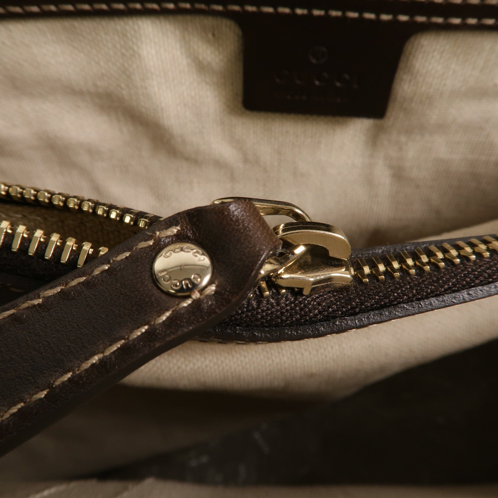 GUCCI GG SHW Tote Bag 223668 Coated Canvas Brown – BRAND OFF