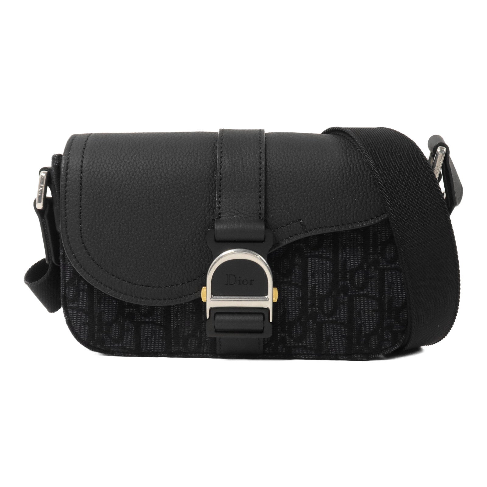 CHRISTIAN DIOR CD Saddle Heritage Shoulder Bag 2ADCA662YKV Canvas