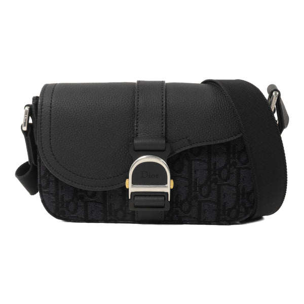 CHRISTIAN DIOR CD Saddle Heritage Shoulder Bag 2ADCA662YKV Canvas